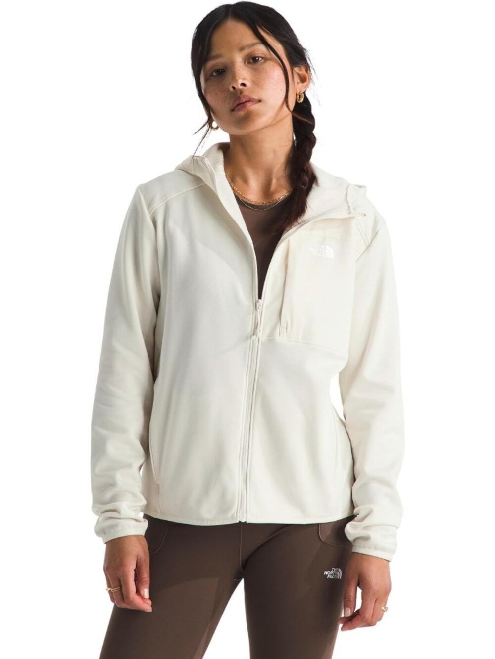 Lightweight Women's Performance Fleece Full Zip Hoodie | Hooded Top with Zip